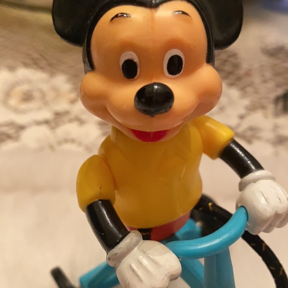 JOUET POUET VINTAGE MICKEY MOUSE figurine articulée WALT DISNEY PRODUCTIONS 1962 EUR 45,00